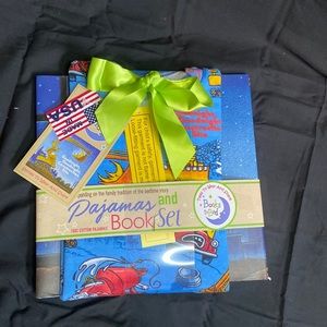 Boys size 5 pajamas and book!